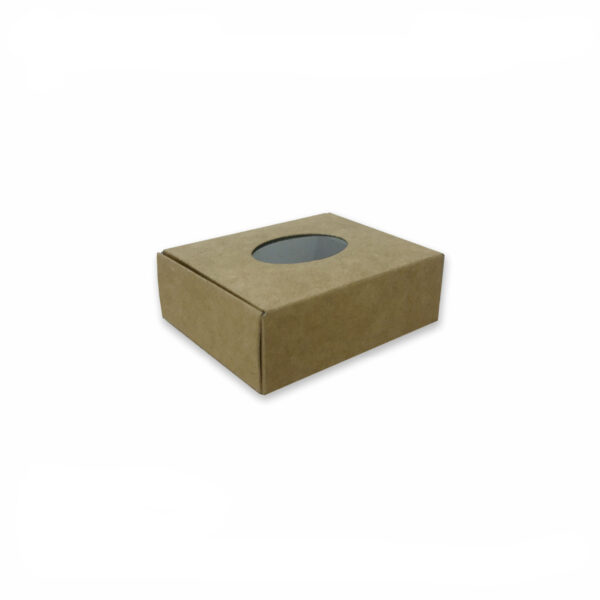 Коробка Чемоданчик с окошком из тонкого картона 70х60х25 мм Для Ozon