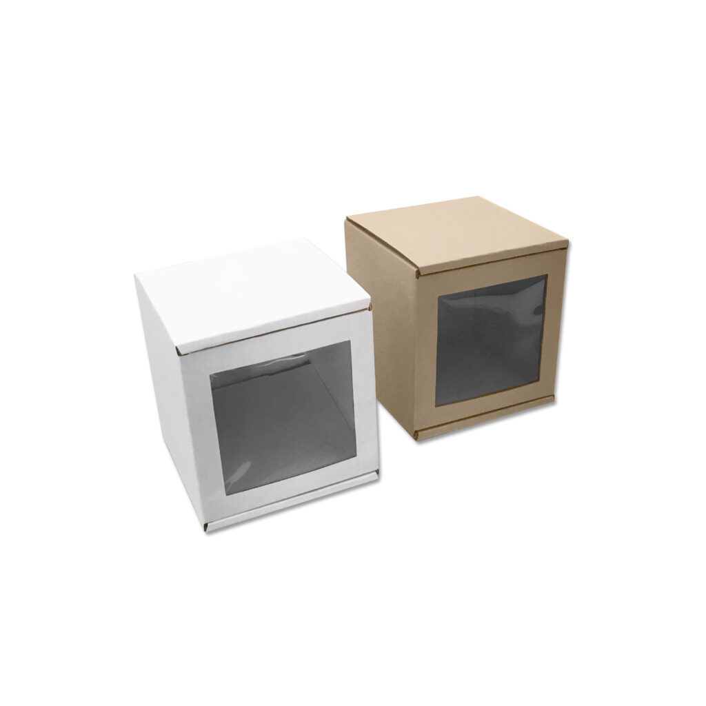 Коробка Чемоданчик с окном из МГК 120х120х120 мм Для Ozon